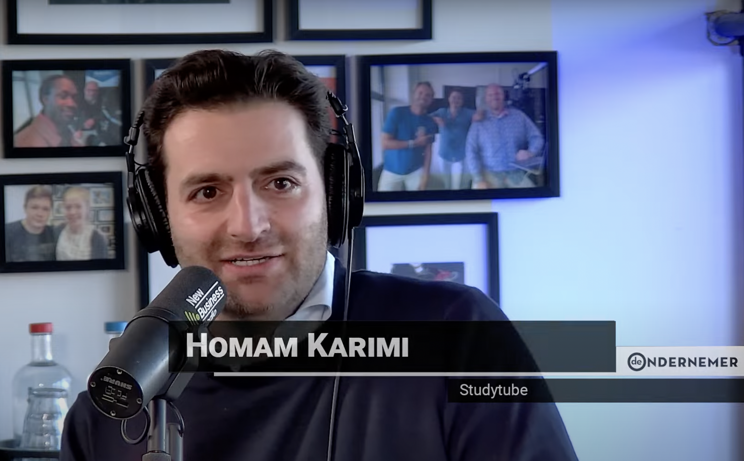 Homam Karimi bij de Ondernemer Live